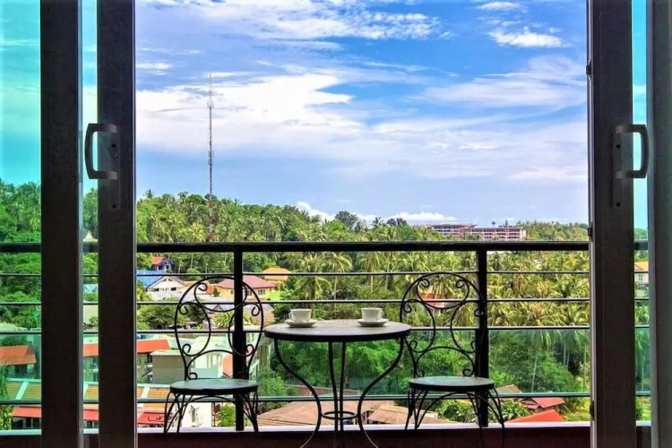 205 Sea View 900m From Karon Beach Rooftop Pool Wi-fi