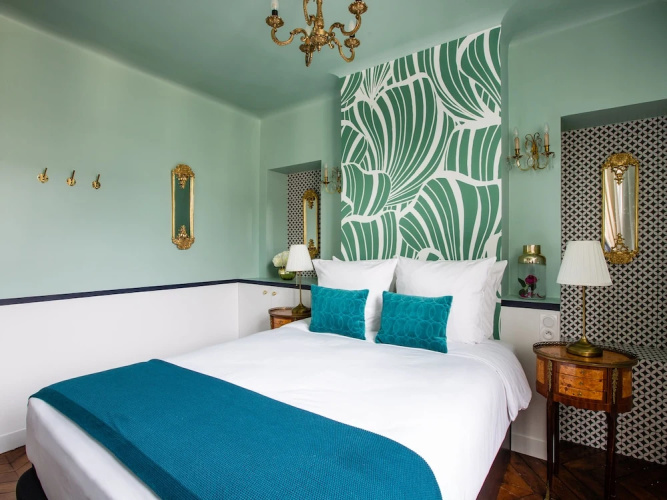 Luxury 2 Bedroom With AC - Louvre & Champs Elysees