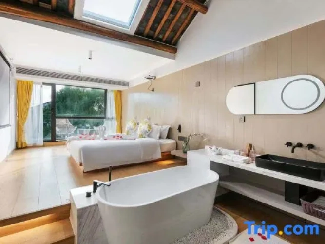 Standard Double Duplex room with river view