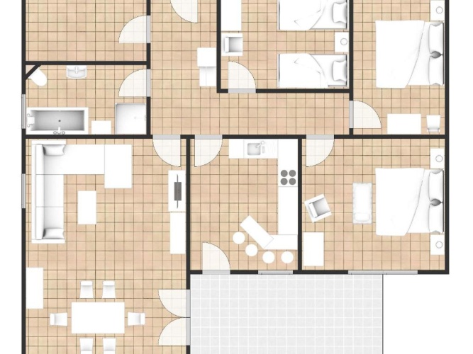 3 Bedrooms Cottage
