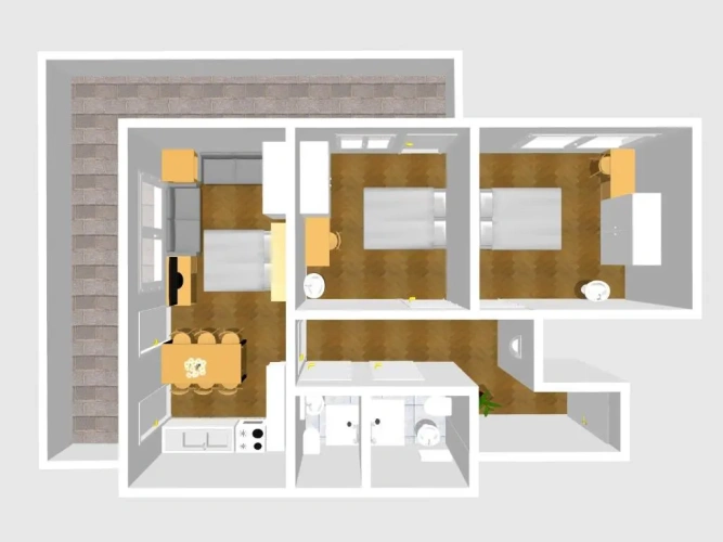 2 Bedrooms Apartment