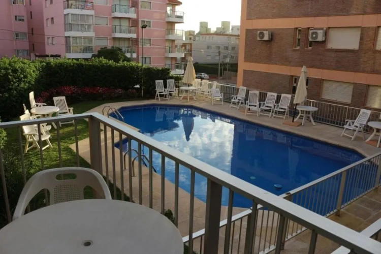 Apartment with pool view