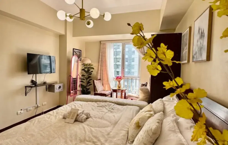 Cozy Studio in Cebu City With Garden View