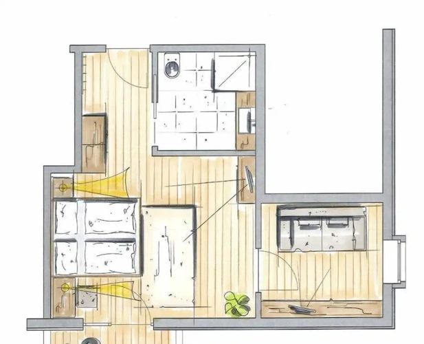 2 Bedrooms Standard Family room