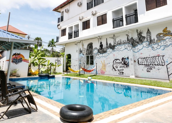 Standard Twin room with balcony and with view