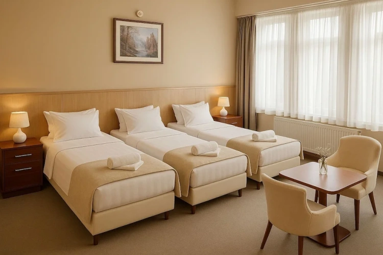 Comfort Triple room with courtyard view