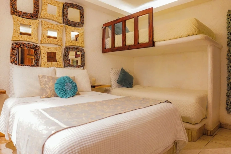 Standard Triple Family Basement room
