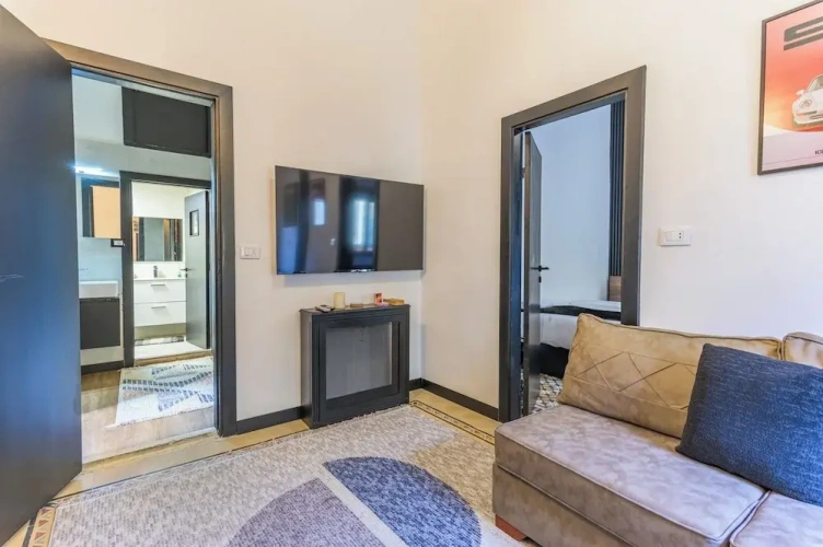 Double Apartment with balcony and with city view