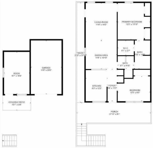 2 Bedrooms Cottage