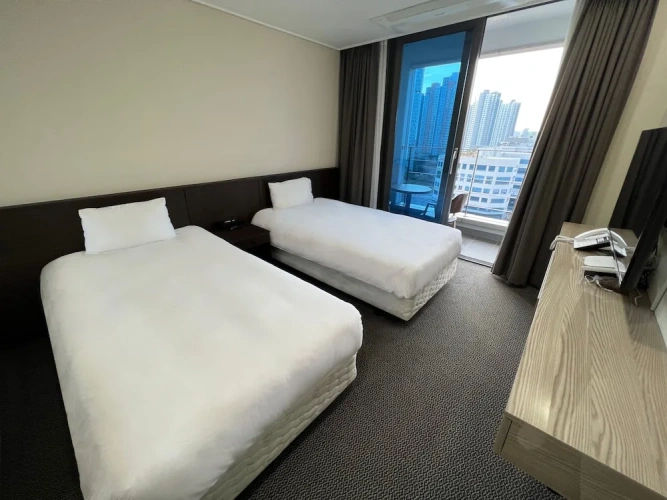 Deluxe Twin room with city view