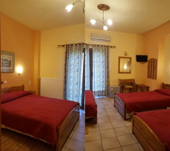 Standard Quadruple room with balcony