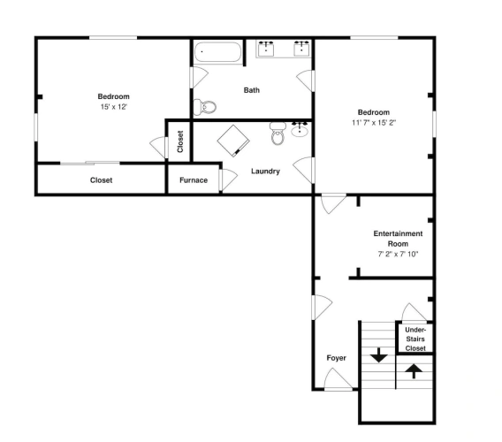 4 Bedrooms Cottage with balcony
