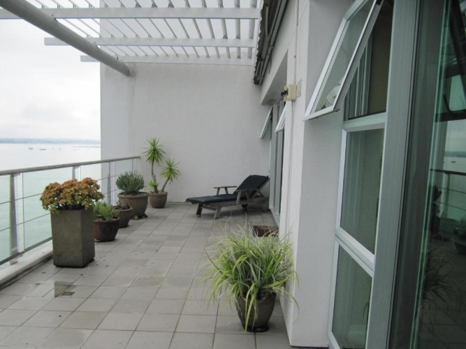 Outside