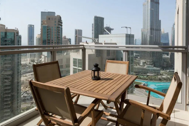 2 Bedroom Flat On 31St Floor, Burj Khalifa View!