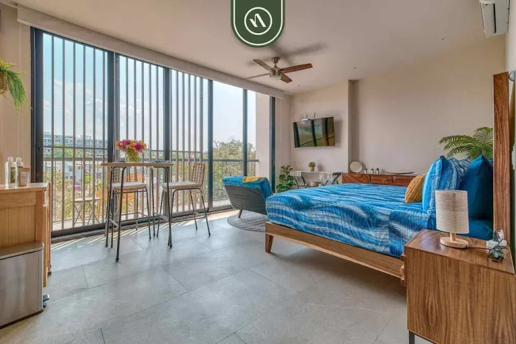 Brand New Studio - 2 Min to Beach - Rooftop Pool