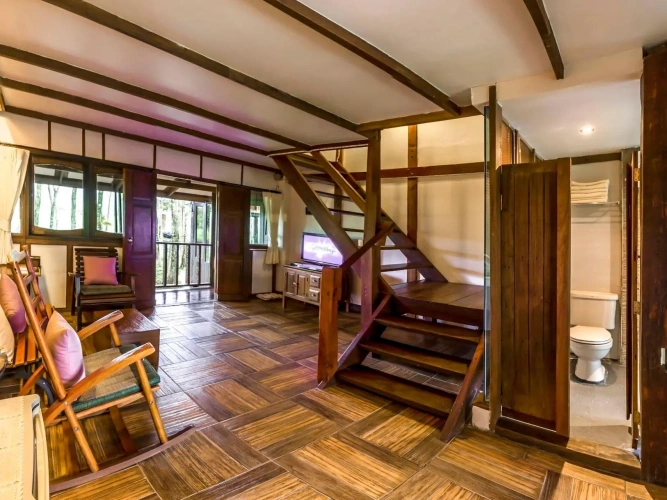 Quadruple Family Suite with garden view