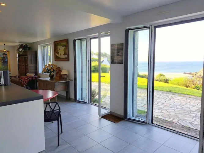 Panoramic sea and Beach View Facing South, Nevez
