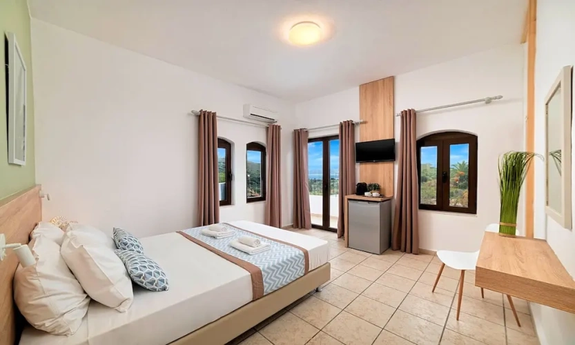 Studio with balcony
