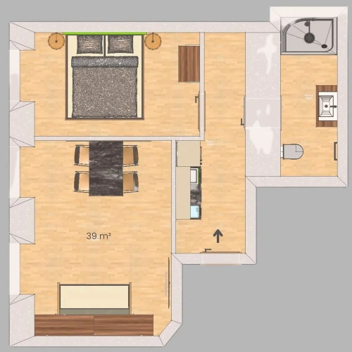 1 Bedroom Apartment