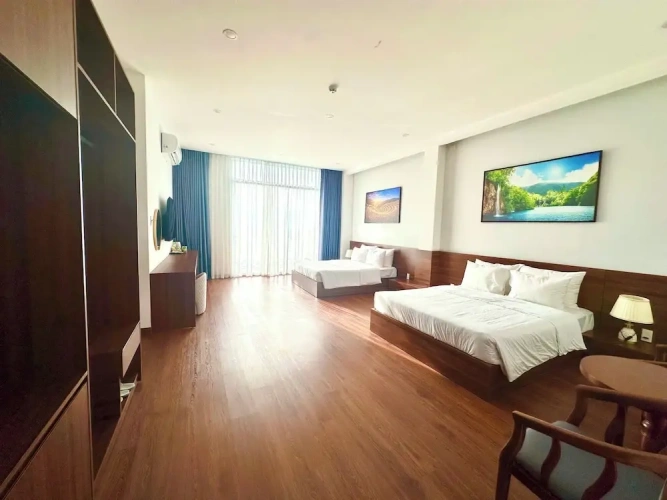 Standard Double Family room with balcony and with sea view