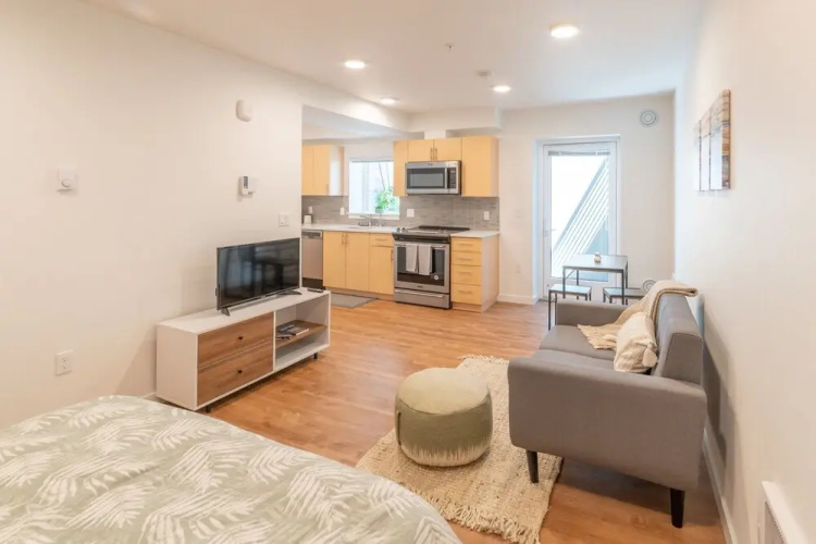 Bright Studio On Capitol Hill-amazing Rooftop Studio Bedroom Condo by Redawning
