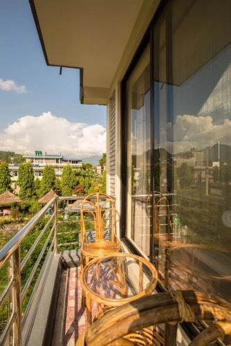 Deluxe Double room with balcony and with mountain view