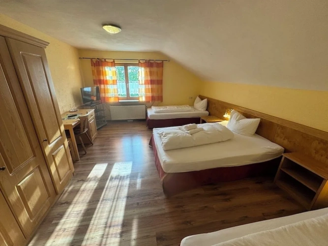 Standard Quadruple room with garden view