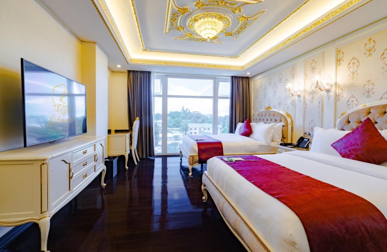 Deluxe Double room with city view
