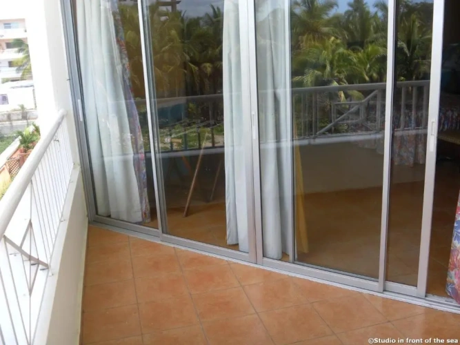 Studio with balcony and with view
