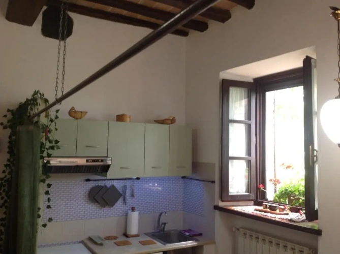 Studio with garden view