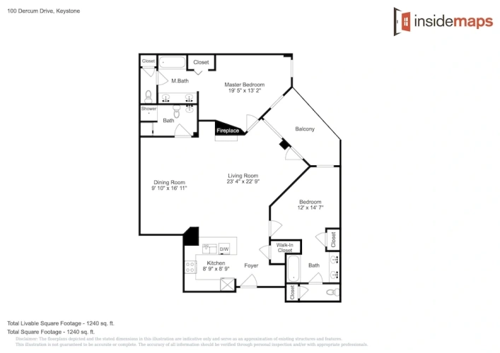 2 Bedrooms Apartment with balcony