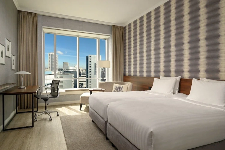 Deluxe Twin room with city view