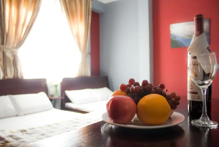 Standard Quadruple room with view