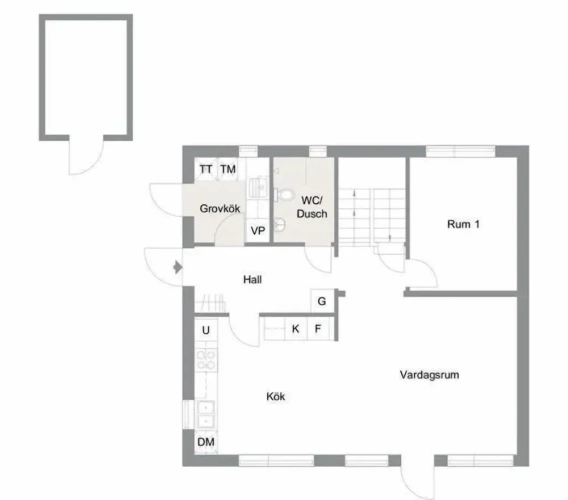 5 Bedrooms Cottage with balcony