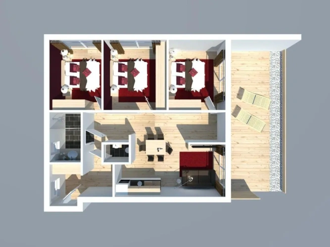 3 Bedrooms Superior Apartment