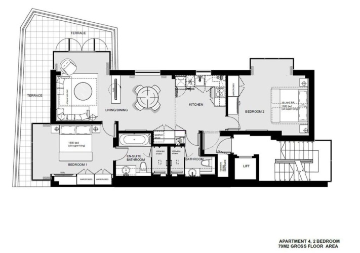 2 Bedrooms Deluxe Apartment