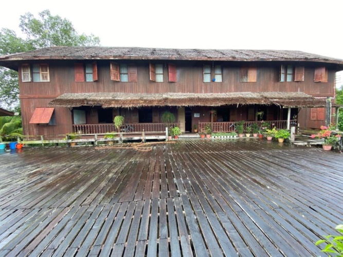 Outside