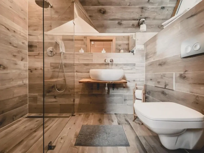 3 Bedrooms Deluxe Double Chalet with mountain view