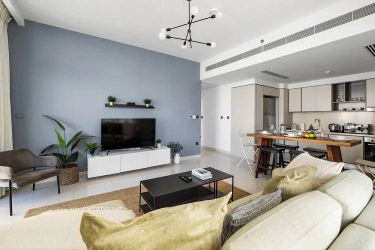 2BR Beachfront Retreat with Palm Views