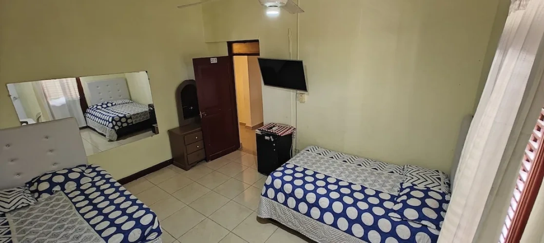 Standard Twin room with balcony and with park view