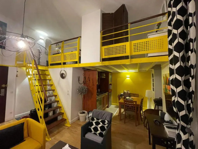 Appartement vue latérale mer