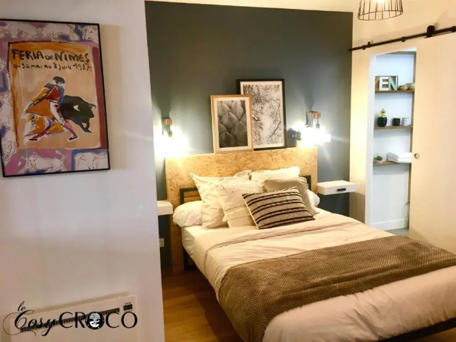 Cosy CROCO - Appart T2 Centre Nîmes - Wifi et Parking