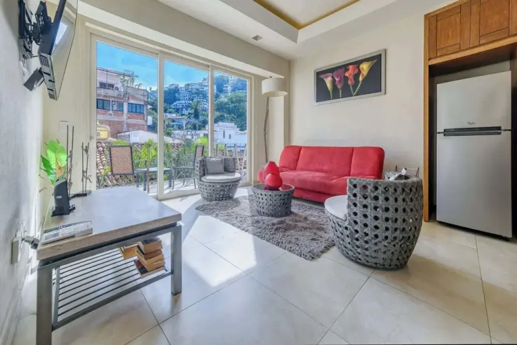 Chic Studio -rooftop Pool - Ocean View - King Bed