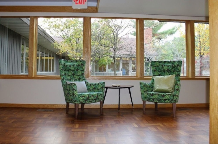 Outside