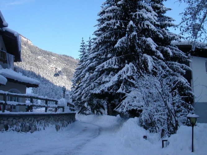 Outside