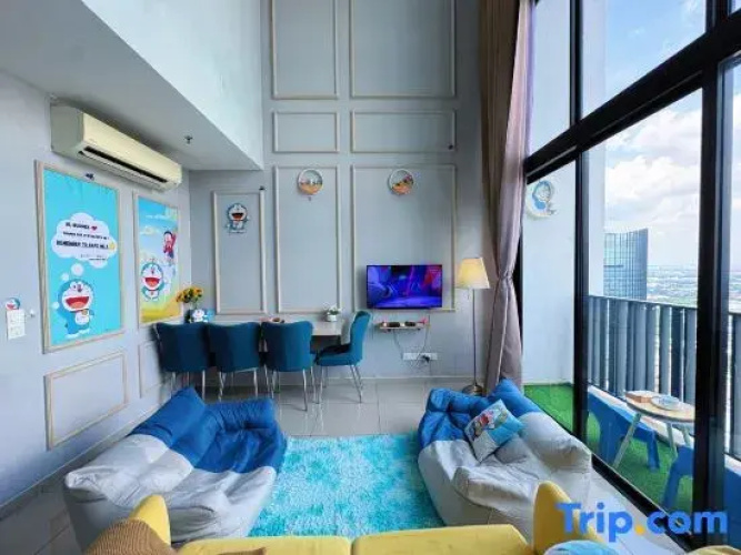 Doraemon @ Hyde Towel Duplex |Fully AiCON 2BR