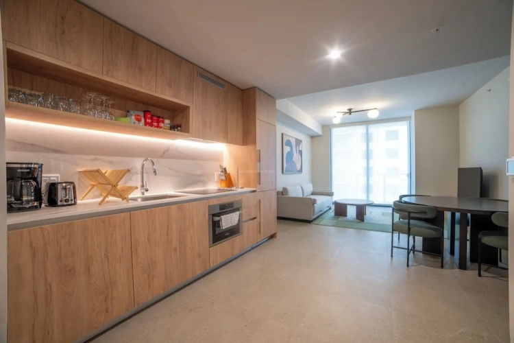1 Bedroom Apartment with balcony and with city view