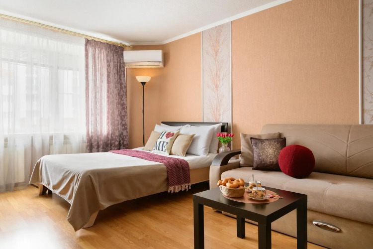 Фотография номера квартиры Квартира Двухкомнатная Как Дома 58 на ул. Бородина, дом 4