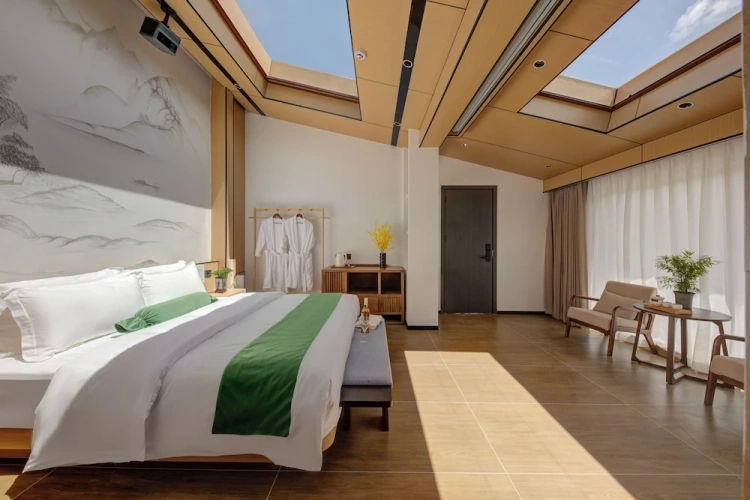 Luxury Twin room with mountain view
