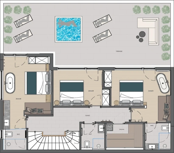 4 Bedrooms Luxury Chalet with mountain view